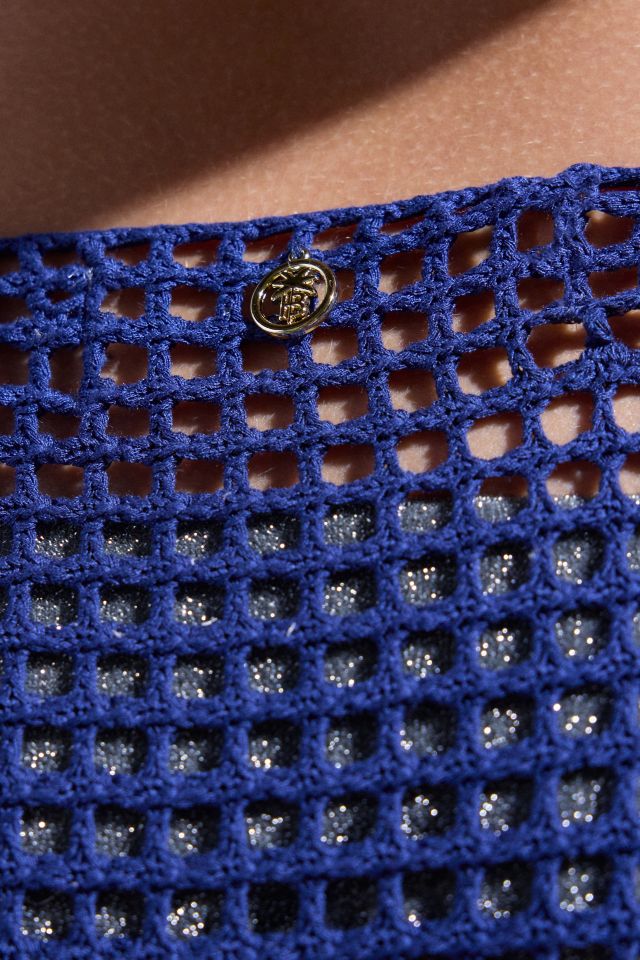 Bananhot Blue Midi Net Sarong #4