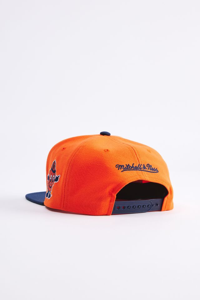Mitchell & Ness Syracuse Orange Script Snapback Hat #2