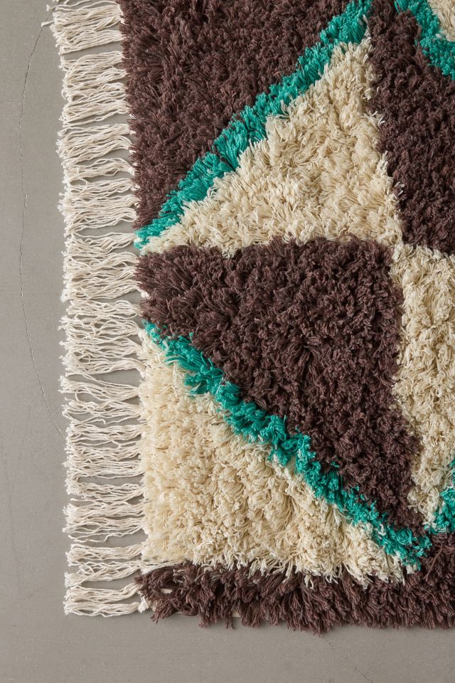 Pinwheel Fauxkati Shag Rug #3
