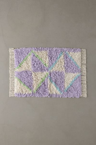 Pinwheel Fauxkati Shag Rug