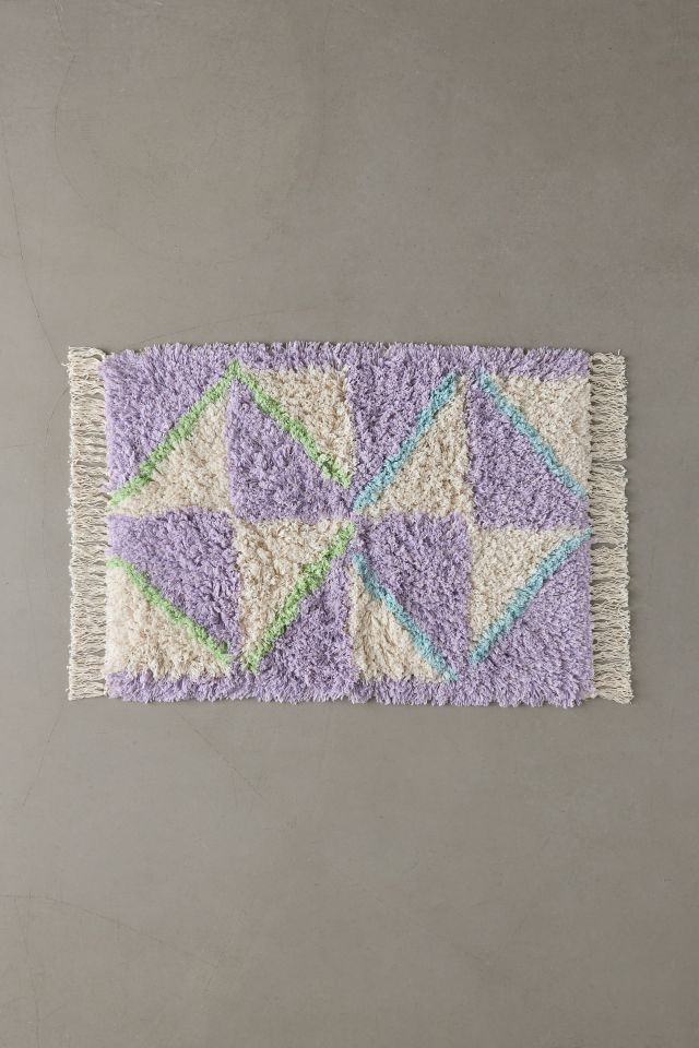 Pinwheel Fauxkati Shag Rug