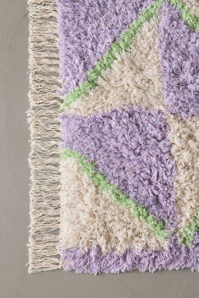 Pinwheel Fauxkati Shag Rug #3