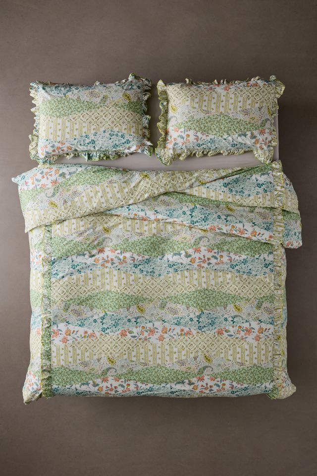 Josephine Ruffle Breezy Cotton Percale Duvet Cover #1