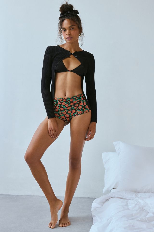 Out From Under Seamless Jacquard Knit Boyshort #3