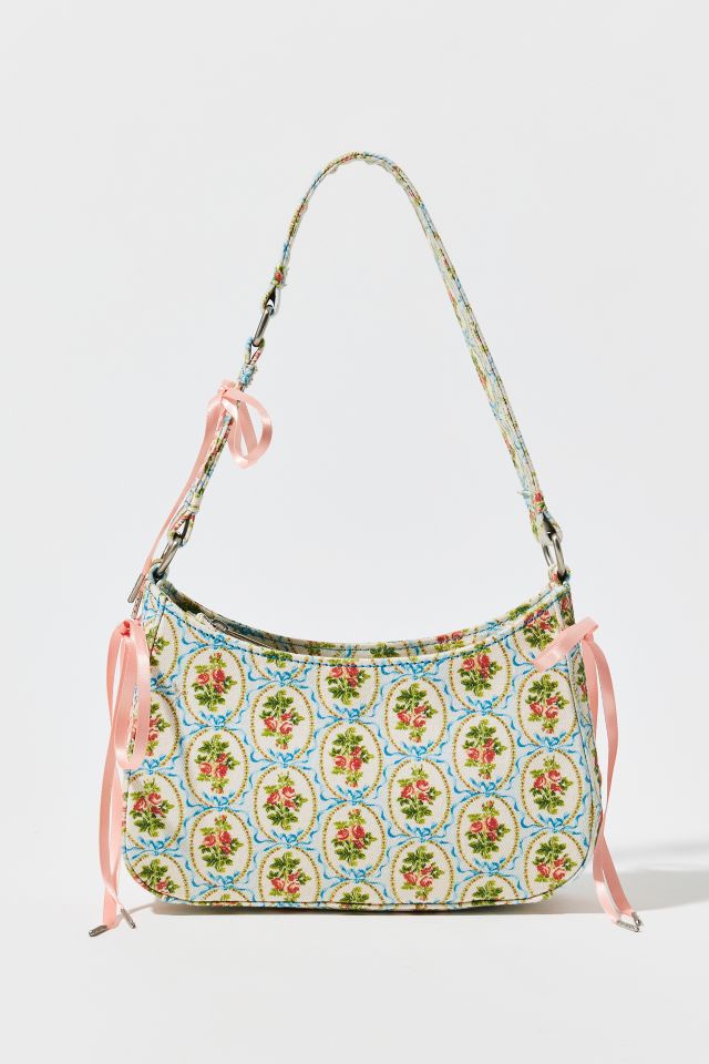 Kimchi Blue Kez Printed Ribbon-Laced Shoulder Bag #2