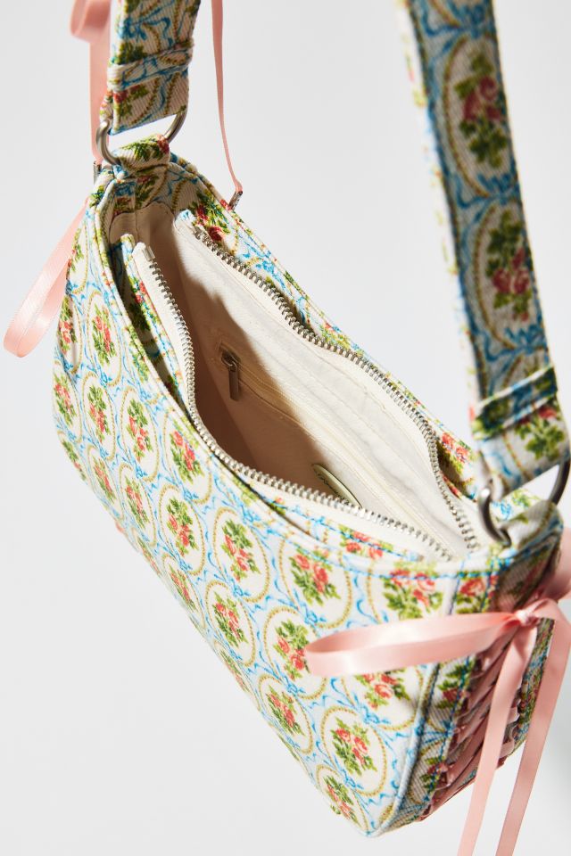 Kimchi Blue Kez Printed Ribbon-Laced Shoulder Bag #3