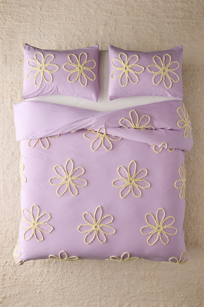 Urban Outfitters Daisy Tufted Duvet Cover - Thumbnail 5