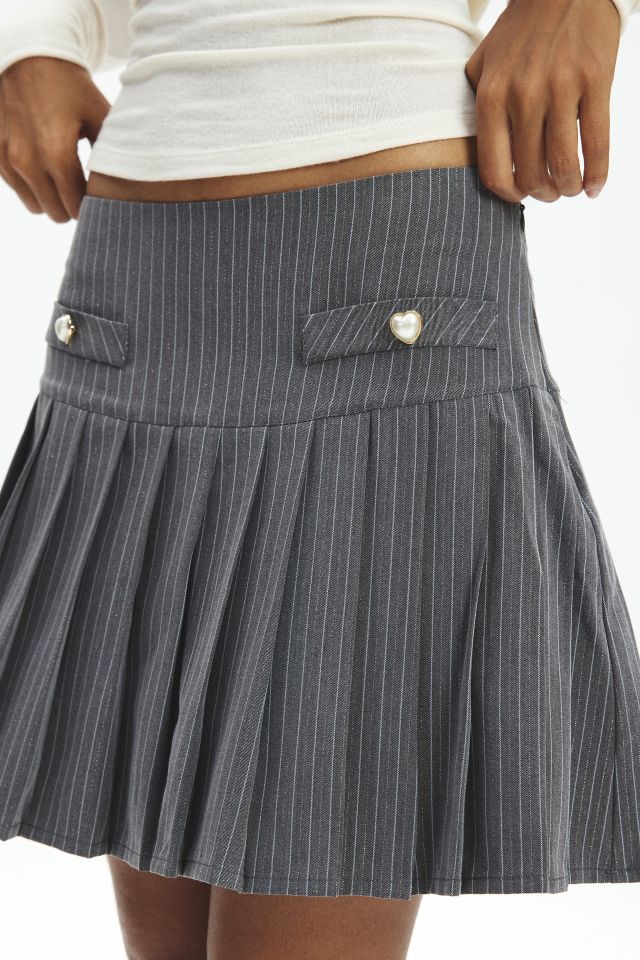 【NEWALRIN】 Highteen hook Pleats mini Skirt ♥2Colors Chocolate Twill Pleated Preston Skort | Hyacinth House