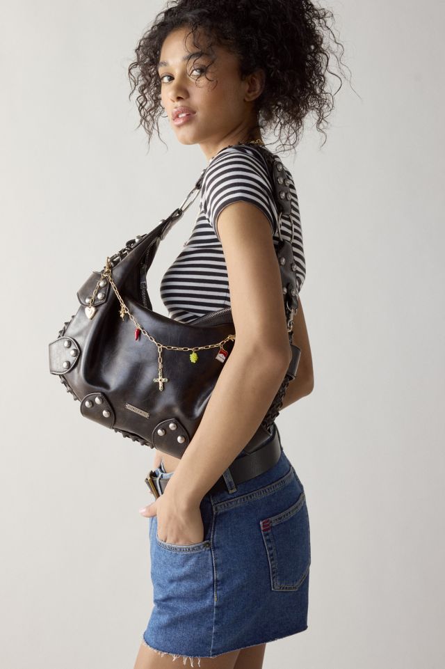 Coach offers Black Leather Studded Hobo