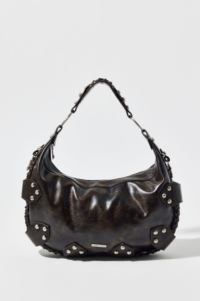 Silence + Noise Floral Studded Hobo Bag #1