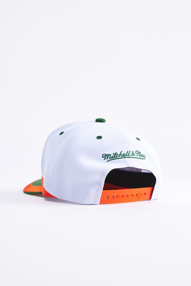 ★Mitchell & Ness NCAA Miami Hurricanes Playmaker 関税込★ Mitchell & Ness NCAA Miami Hurricanes Playmaker T-Shirt | PacSun