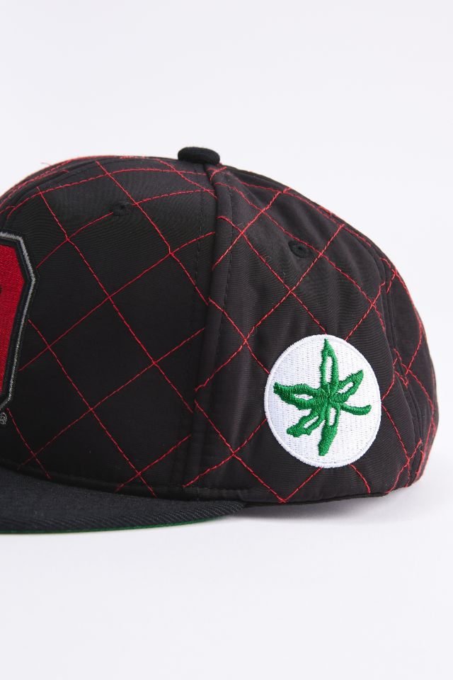 Mitchell & Ness Ohio State Quilted Taslan Snapback Hat #1