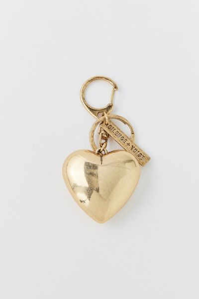 Silence + Noise Heart Charm Keychain