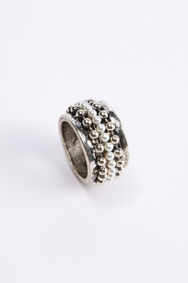 Beaded Statement Ring #1