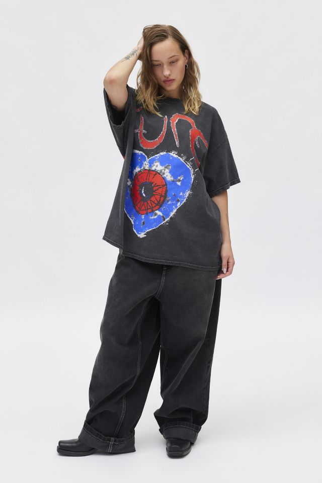 The Cure Wish Tour Graphic T-Shirt Dress #2