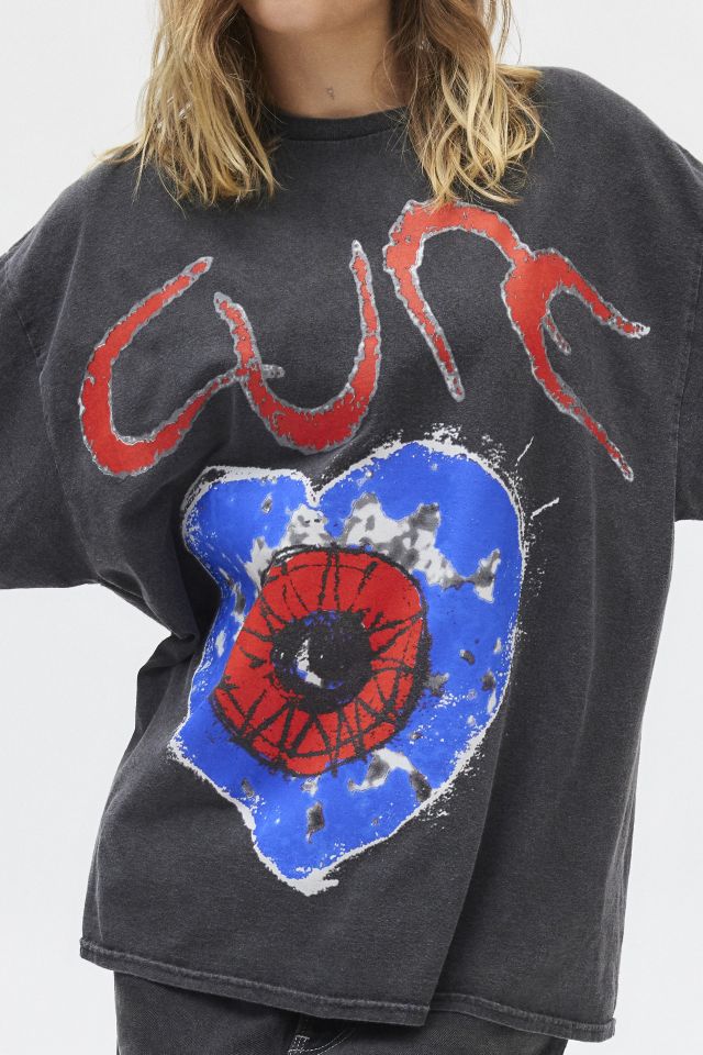 The Cure Wish Tour Graphic T-Shirt Dress #3