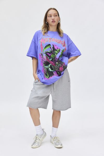 Metallica Glitter Graphic T Shirt Dress Urban Outfitters Canada