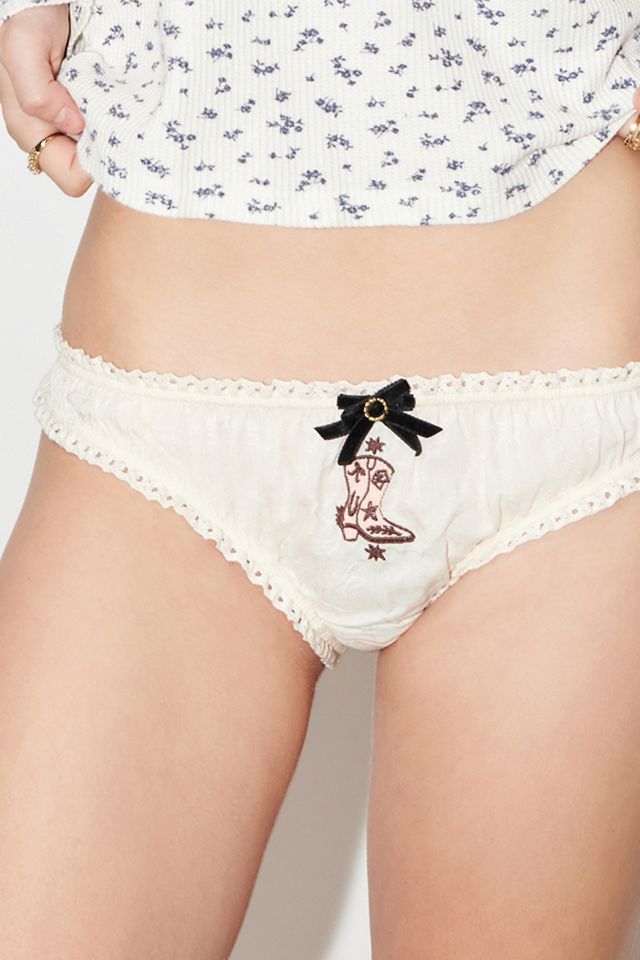 Tuft Luck X Kimchi Blue Jacquard Undie | Urban Outfitters
