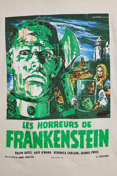 T-shirt Urban Outfitters – Gris, Imprimé Industriel 1978, Taille L (oversized, Unisexe)