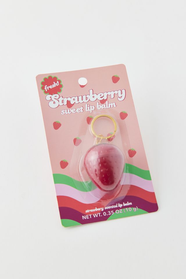 Strawberry Sweet Lip Balm Keychain #1