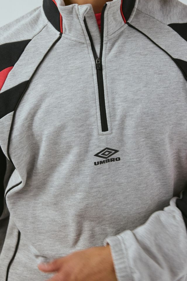 Umbro Striped Quarter Zip Sweatshirt | Urban Outfitters