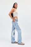 ReMADE By UO Lace Ruffle Applique Jean