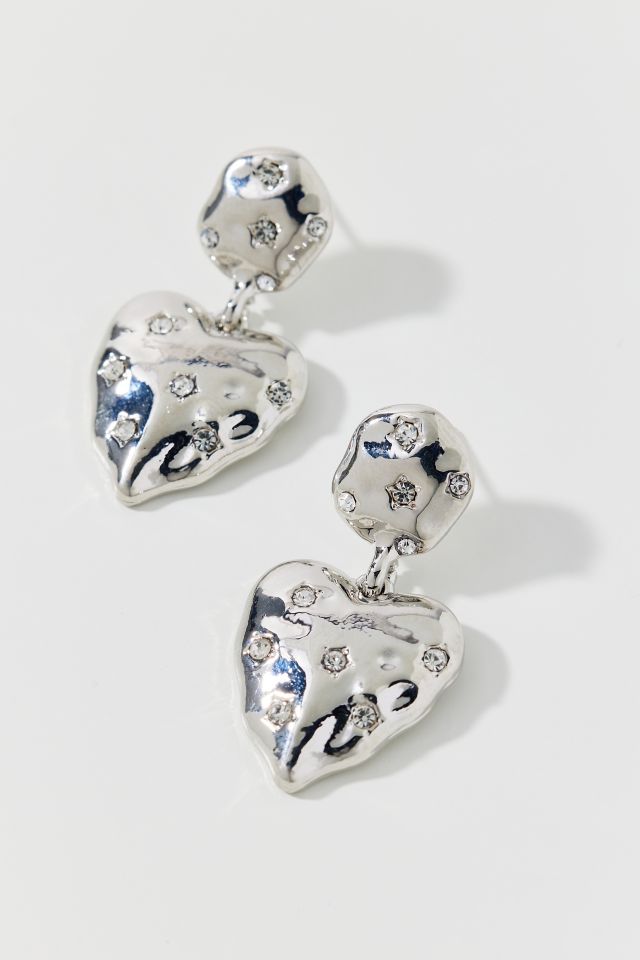 Urban outfitters heart earrings top