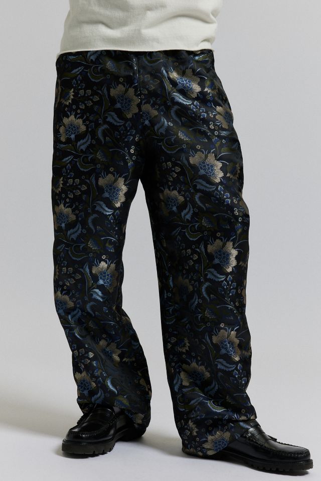 UO Shiny Jacquard Beach Pant #4