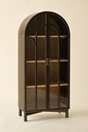 Camille Arched Glass Paned Storage Cabinet