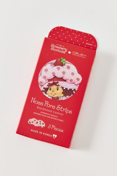 Célavi X Strawberry Shortcake Nose Pore Strip Set