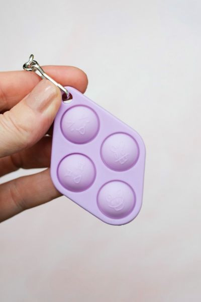 Pop Button Toy Keychain