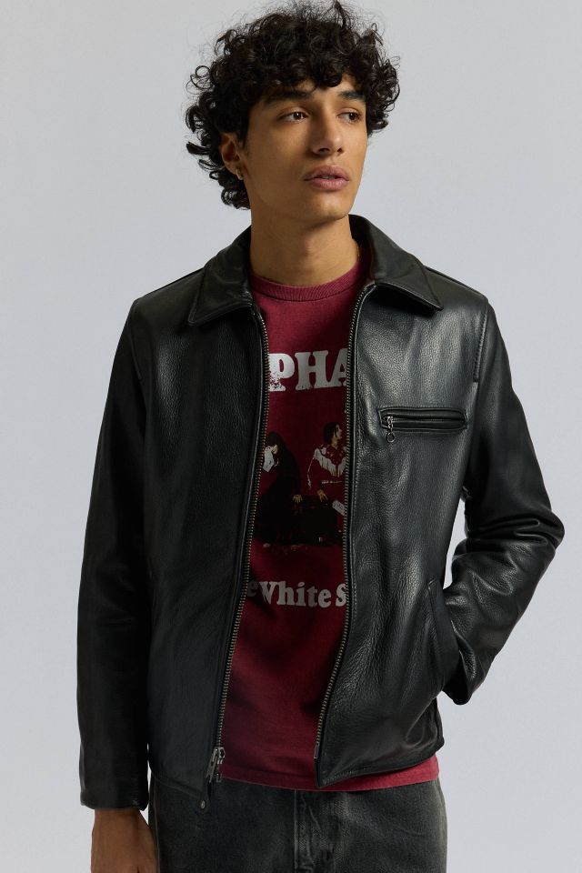 Schott NYC Natural Leather Jacket #4