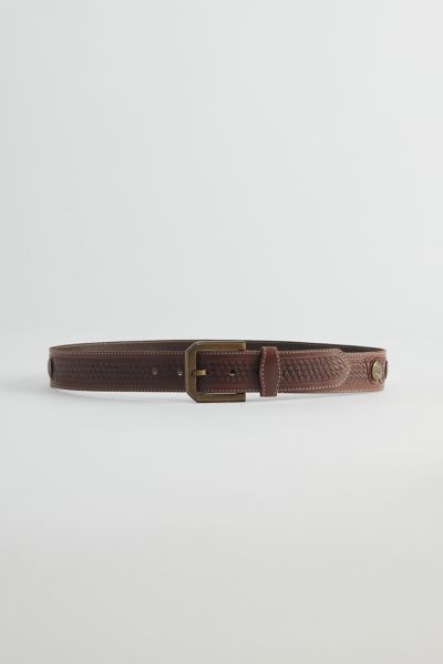 JieDa PVC Western Belt | Urban Outfitters