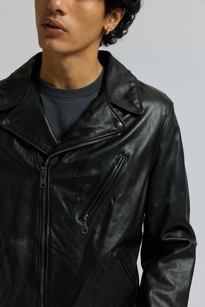 Schott Hand Vintaged Leather Moto Jacket | Urban Outfitters Canada