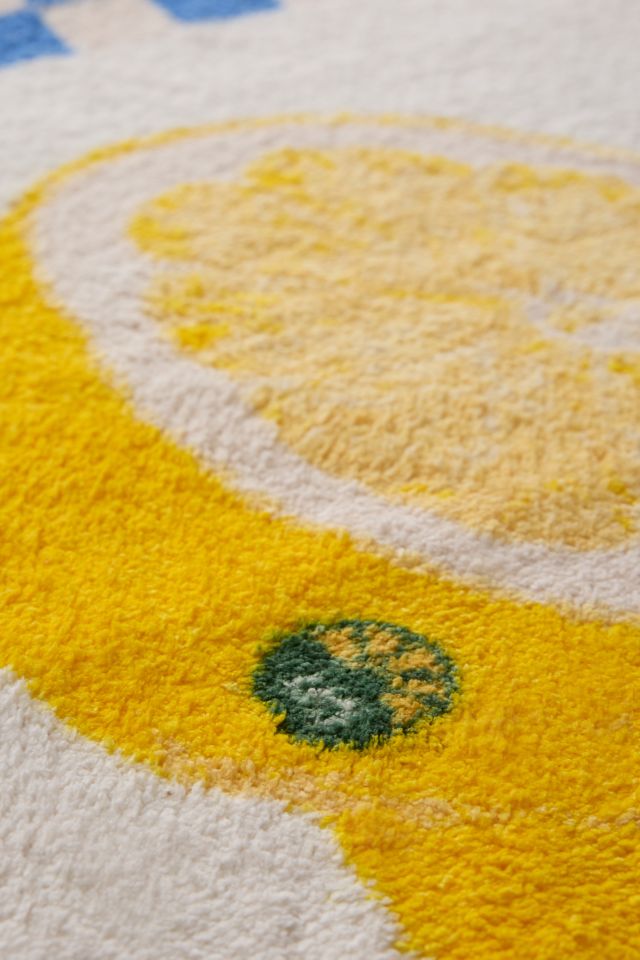 Fruit Picnic Plush Printed Bath Mat #2