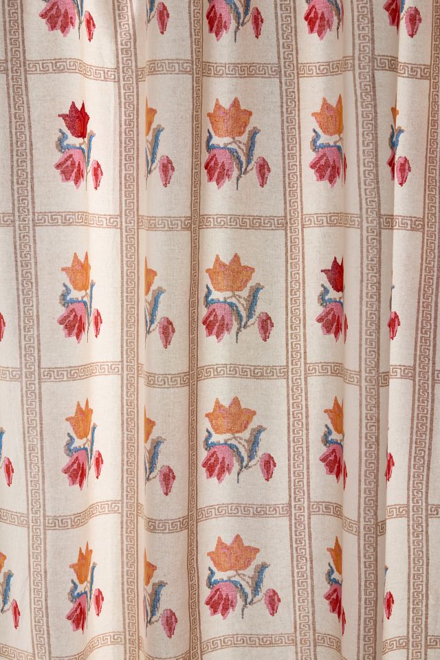 Bridgette Floral Shower Curtain #1