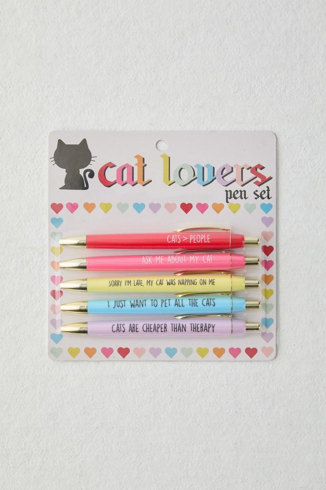 Cat Lover Pen Set #2