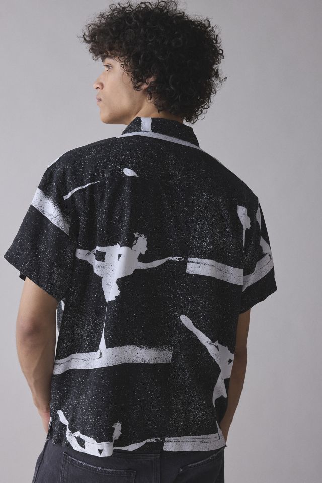 OBEY Jacques Woven Short Sleeve Shirt #1