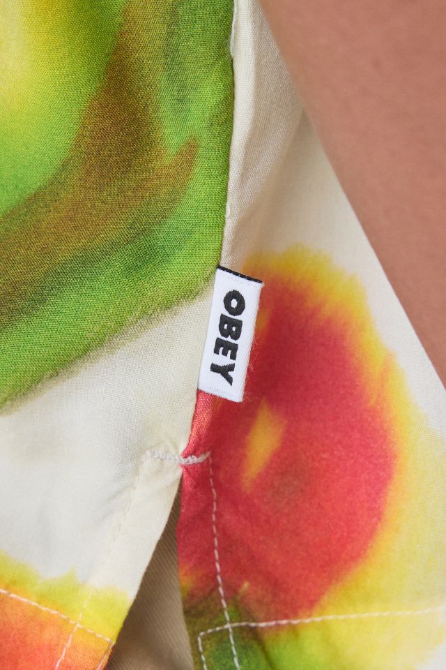 Chemise à manches courtes tissée OBEY Kinney #3