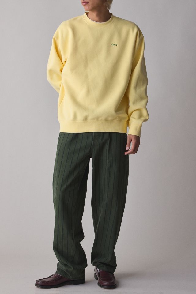 OBEY Further Wisdom Embroidered Crew Neck Sweatshirt #2