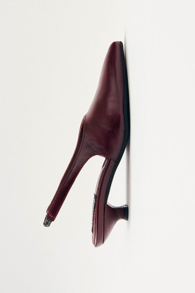 パンプス ALOHAS Eros leather slingback decollete Eros leather slingback decolleté ALOHAS - Nugnes1920