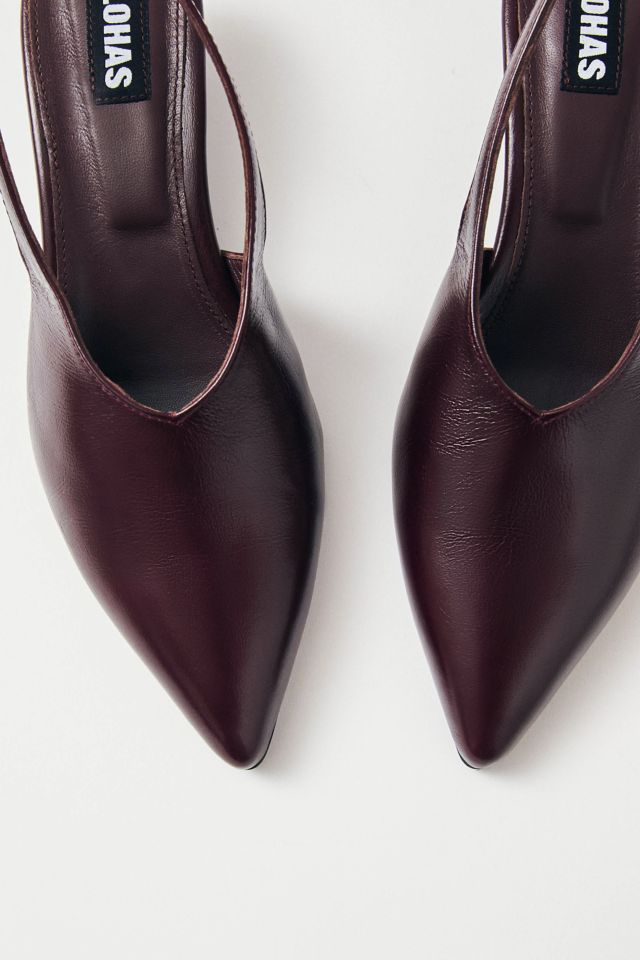 パンプス EROS LEATHER SLINGBACK ALOHAS Eros Leather Slingback Kitten Heel | Urban Outfitters