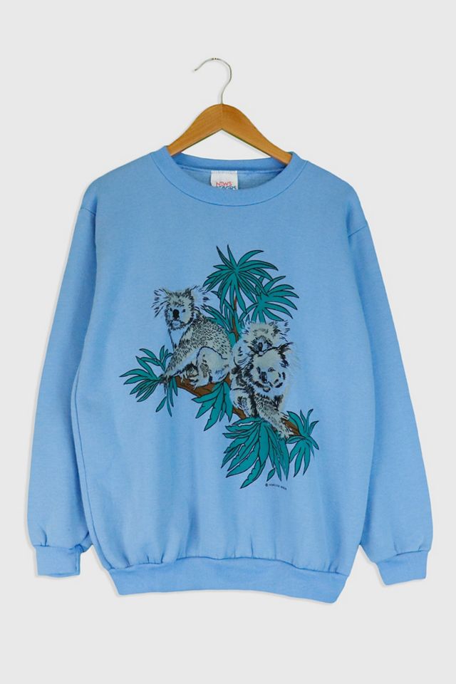 Mousse Navy Koala Print Sweatshirt