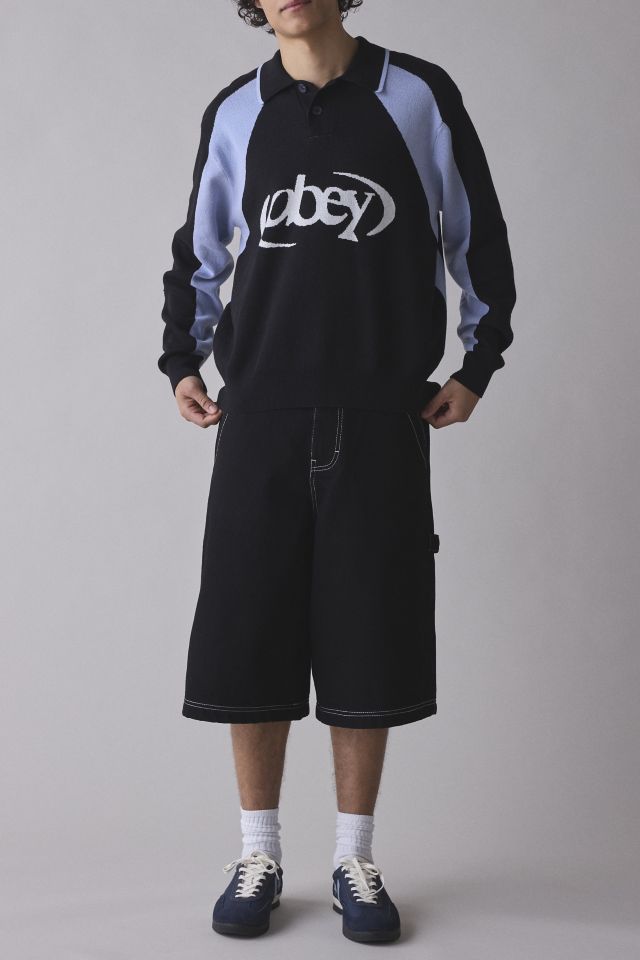 OBEY Soccer Logo Polo Sweater #3