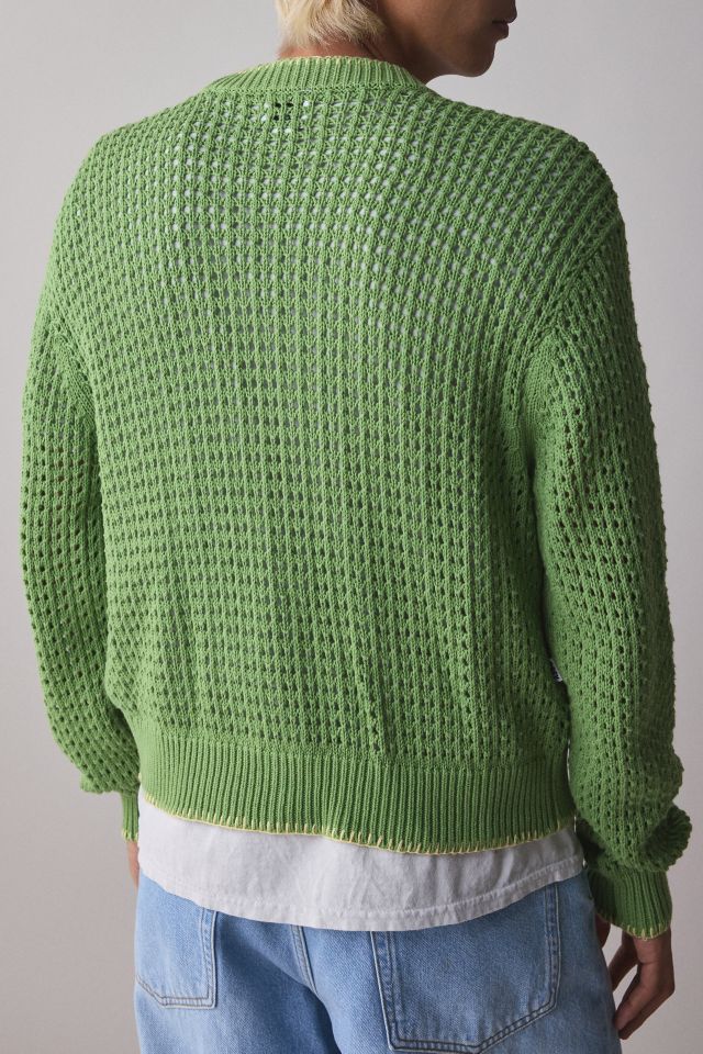 OBEY Ethan Open Knit Cardigan #1