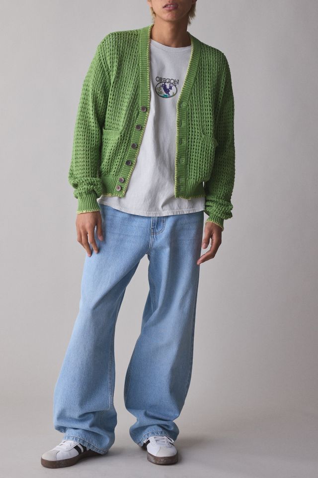 OBEY Ethan Open Knit Cardigan #2