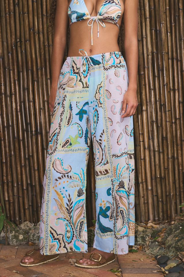 Montce Drawstring Cotton Wide-Leg Pant | Urban Outfitters