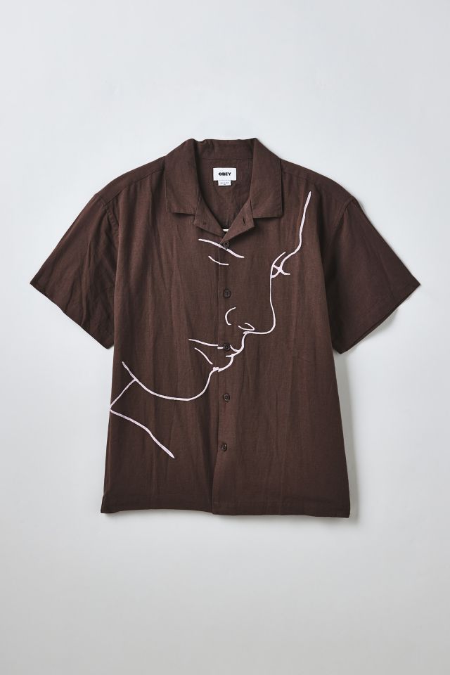 OBEY Frances Graphic Woven Shirt #1