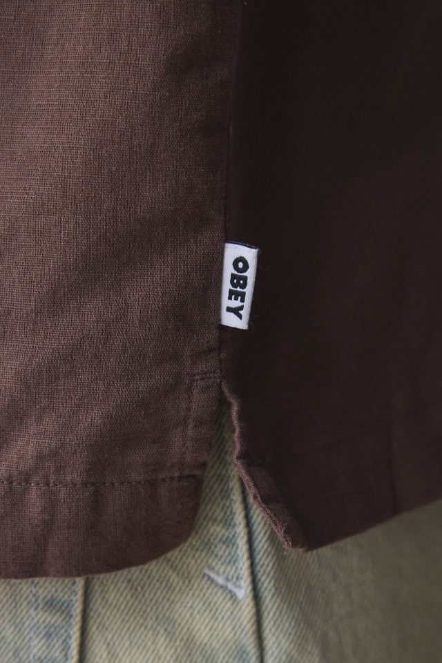 OBEY Frances Graphic Woven Shirt #4
