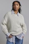 BDG Van Oversized V-Neck Dad Sweater